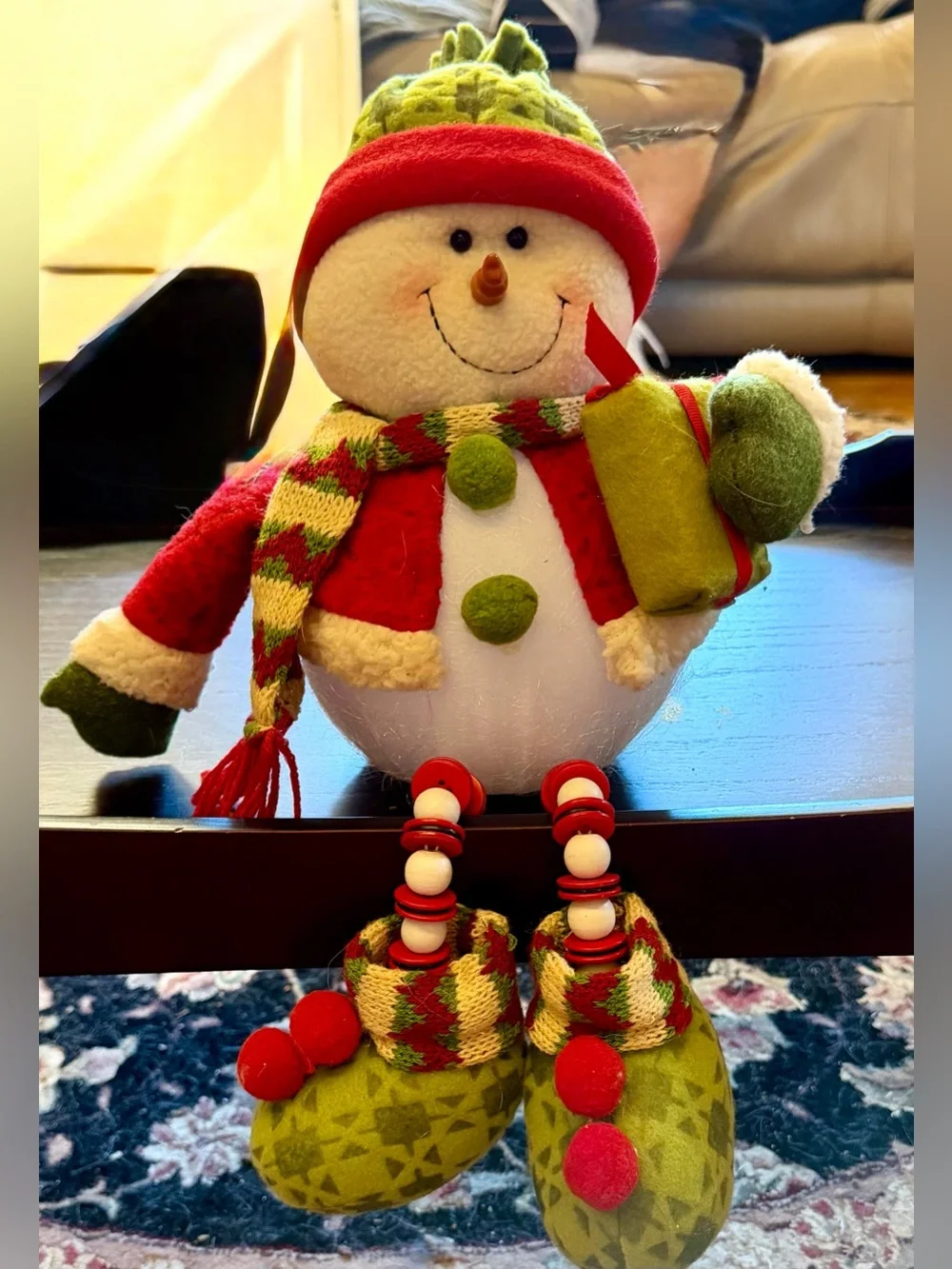Festive Snowman Holiday Accent